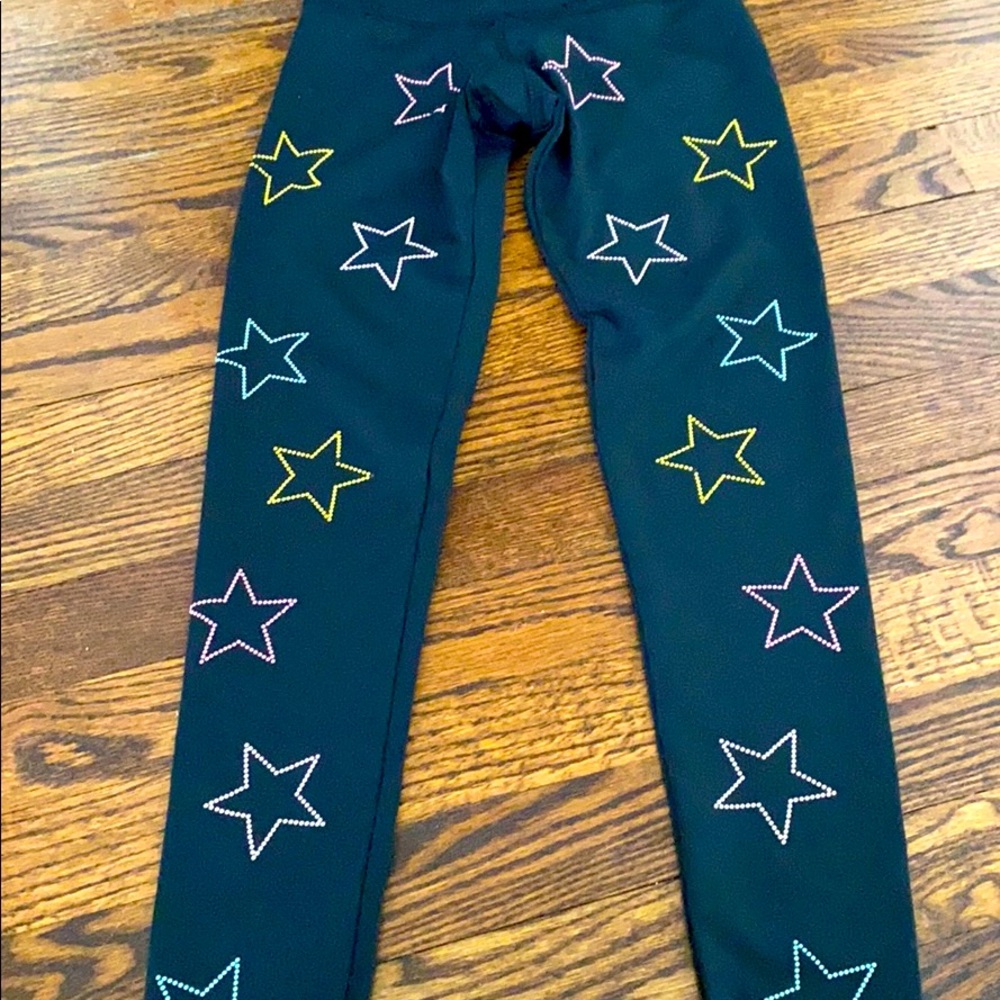 Soulcycle x BeachRiot star detail leggings